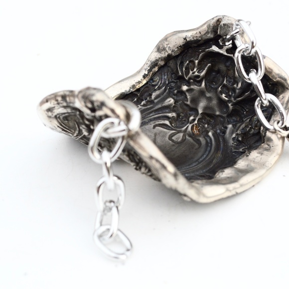 Victorian Goddess Silverplate Art Nouveau Cuff Silver Lady Face Cuff Bracelet - Picture 8 of 11
